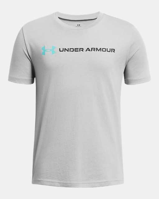 Boys' UA Logo Wordmark Short Sleeve